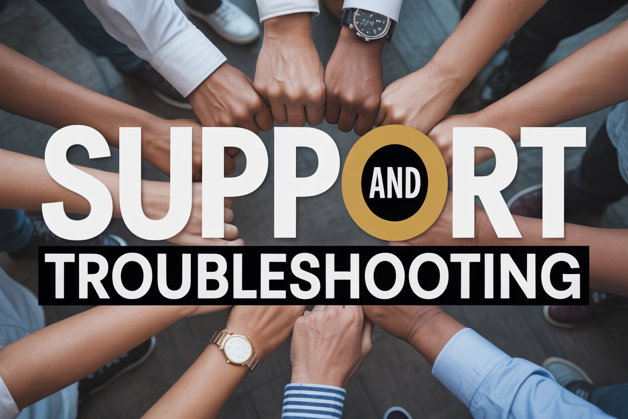 Support and Troubleshooting