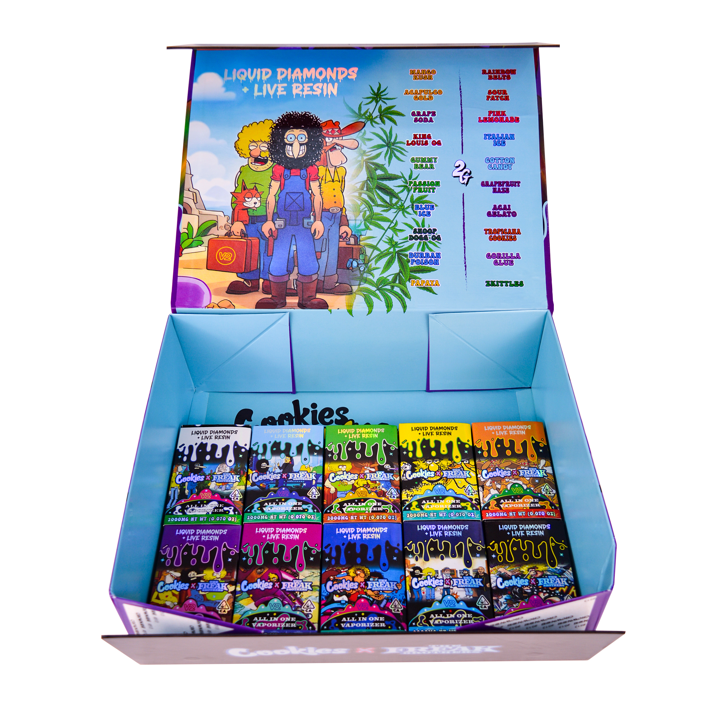Disposable Vape Review focusing on Cookies x The Freak Brothers flavor profiles, effects, and user experience