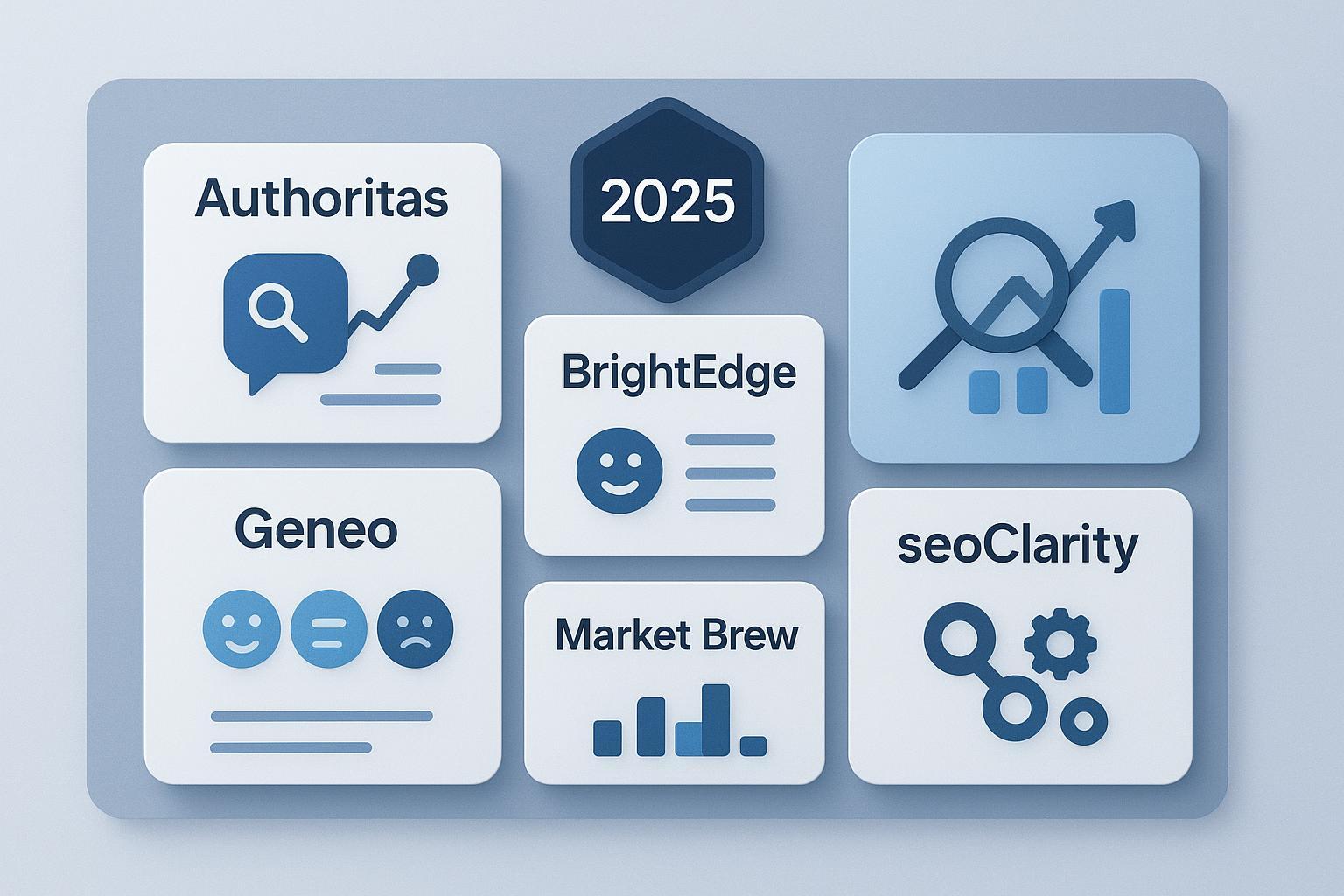 GEO-Plattformen Vergleich 2025: Geneo vs BrightEdge vs seoClarity vs Authoritas vs Market Brew Post feature image