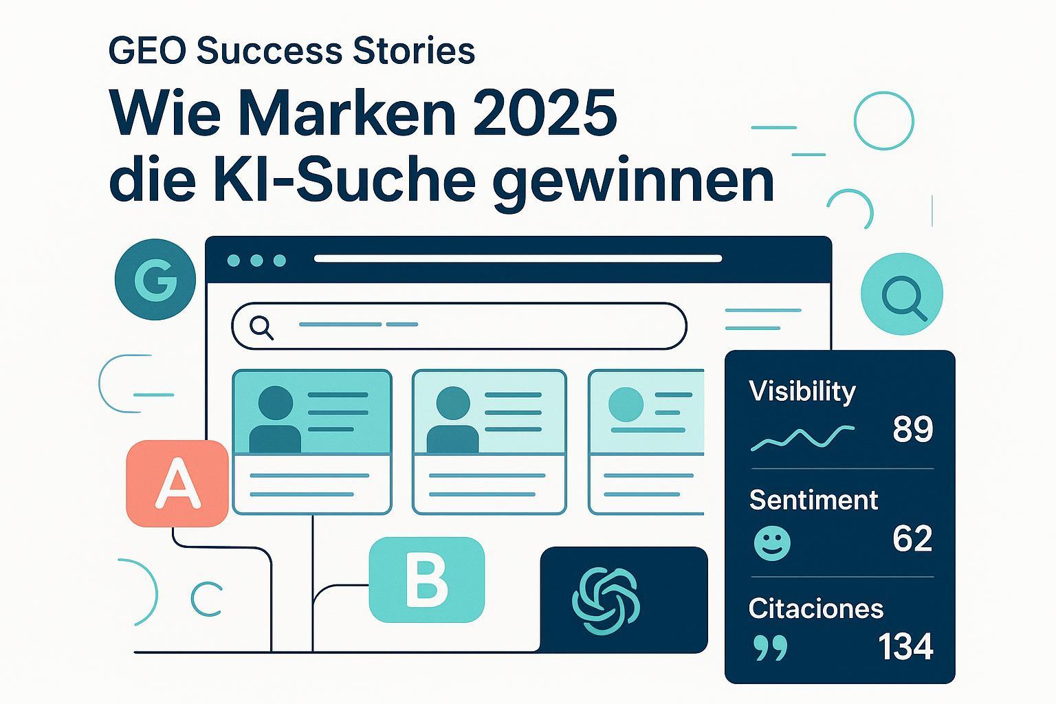 GEO Success Stories 2025: Best Practices für KI-Sichtbarkeit Post feature image
