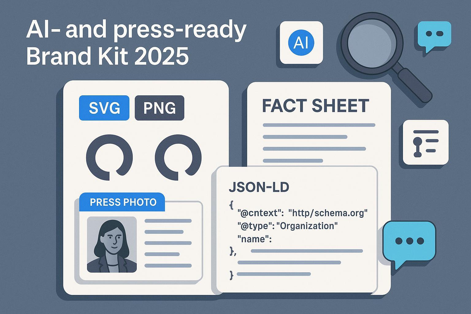 Robustes Brand Kit für AI Overviews 2025 – Der komplette Guide für Logos, Fotos & strukturierte Daten