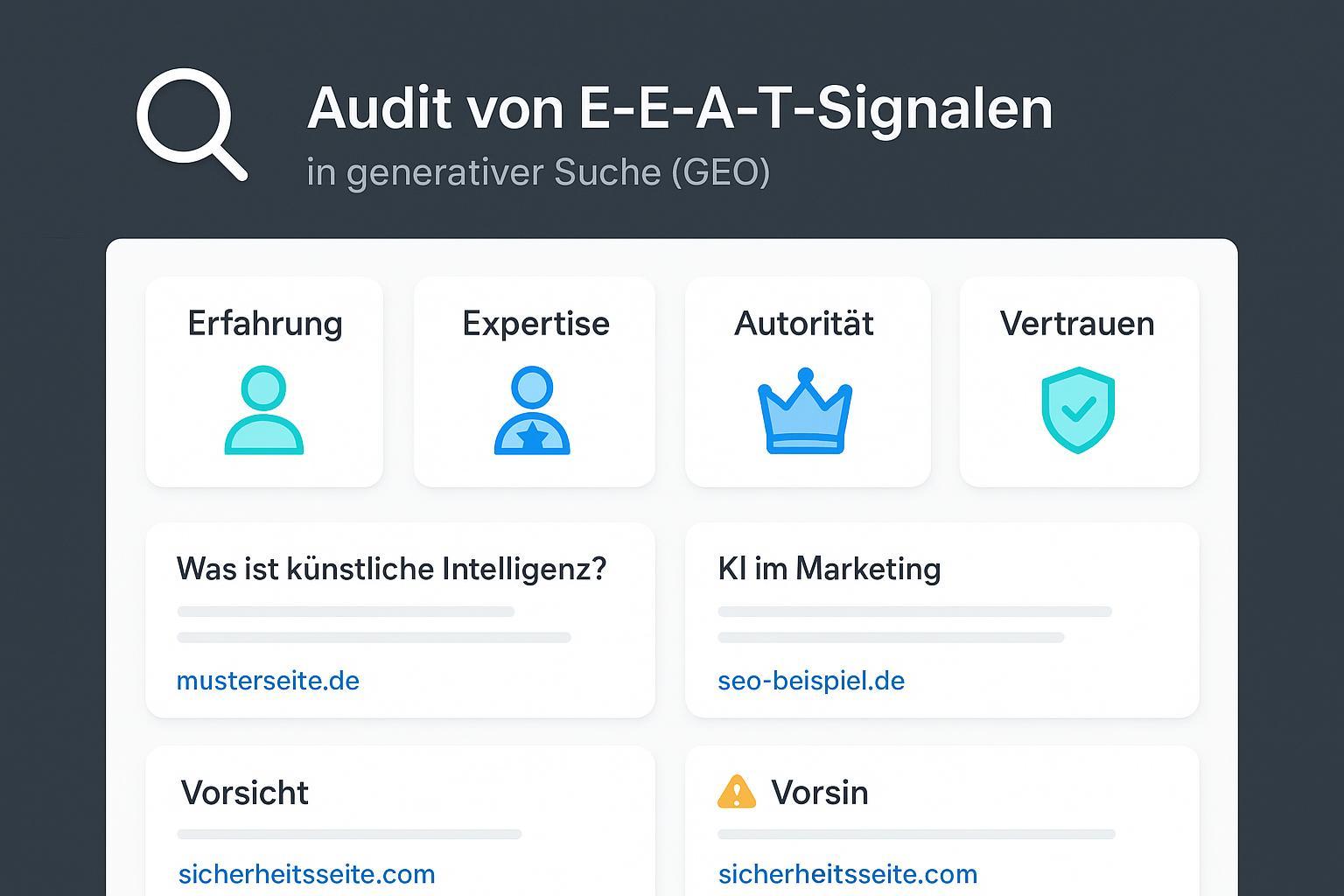 Wie GEO‑Tools E‑E‑A‑T‑Signale auditieren: Praxisleitfaden für KI‑Sichtbarkeit Post feature image