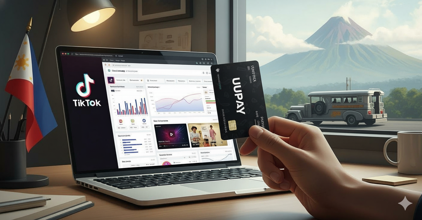 How to use crypto visa cards to fund TikTok Ads in the Philippines