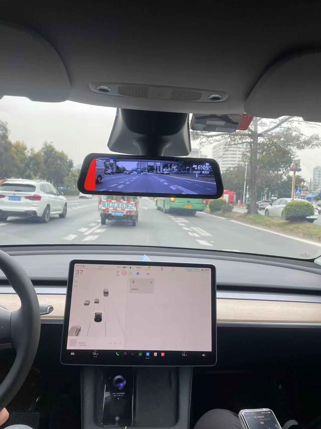 2024 Review of Audiosources Blind Spot Mirror for Tesla