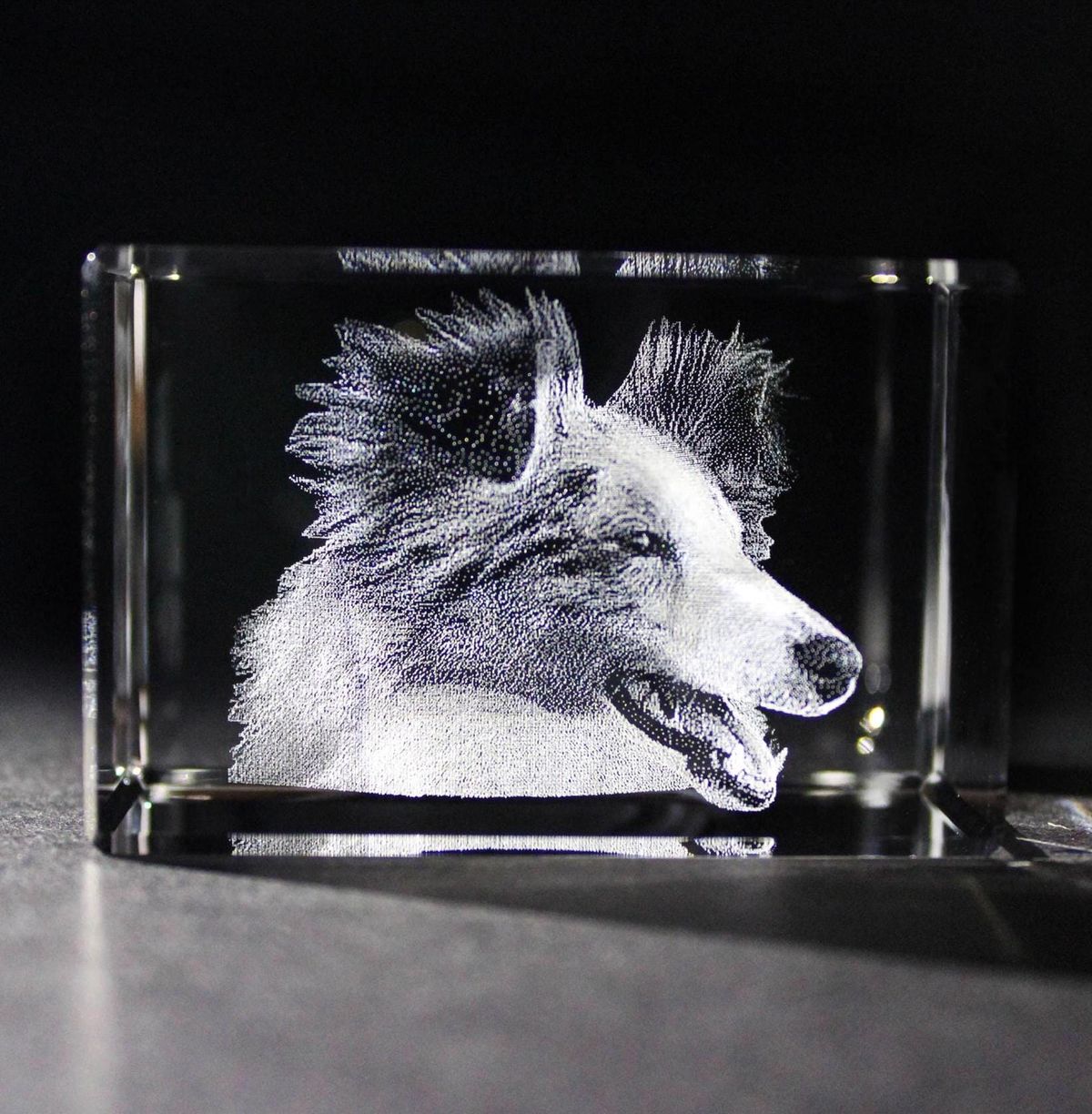 Great Dog Dad Gift: Pawimprint 3D Ball Pet Crystal