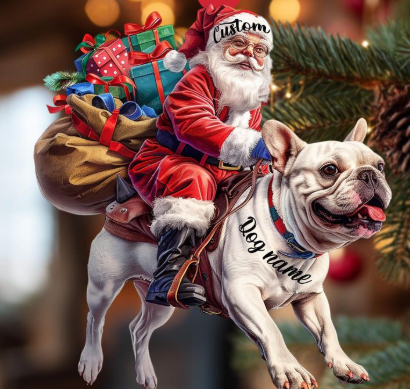Handmade French Bulldog Christmas Ornaments Perfect for Dog Lovers