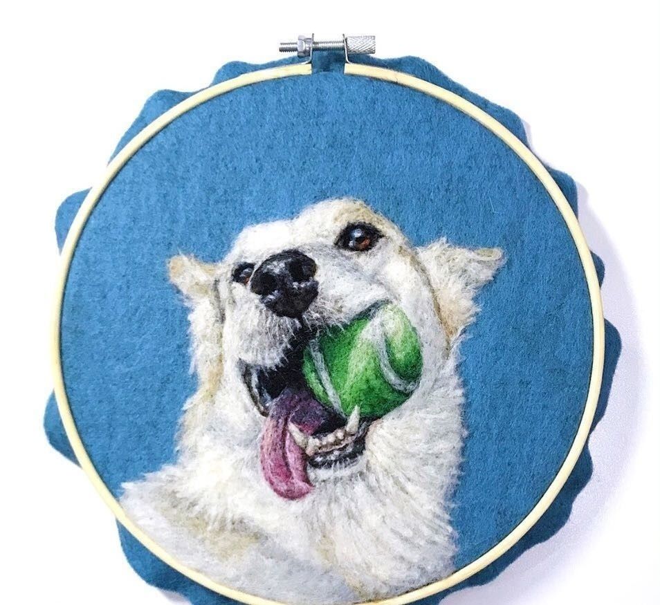 Wool Felt Pet Portraits vs Painted Pet Portraits Which Is the Best Choice