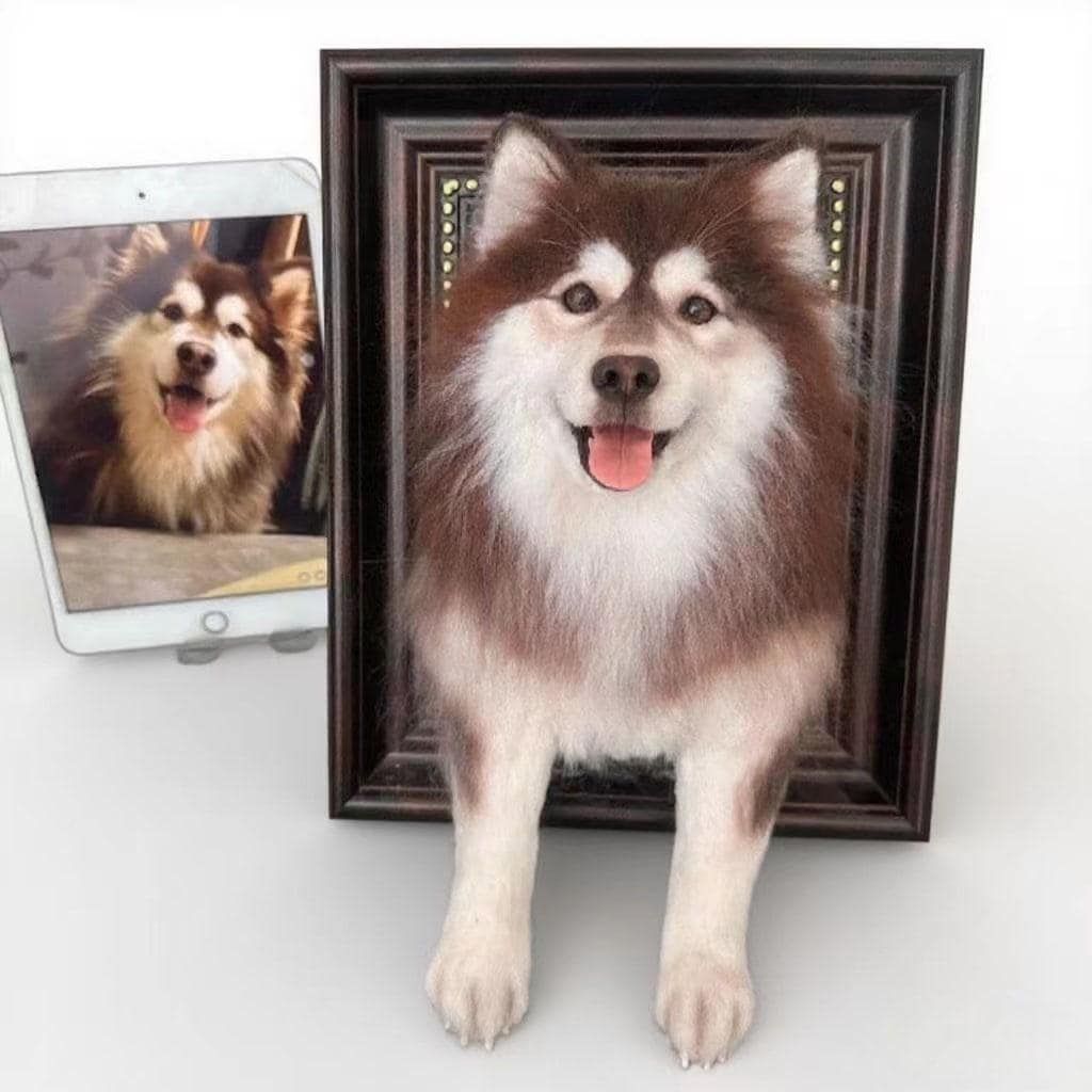 Pawimprint Custom Pet Wool Felt Photo Frame