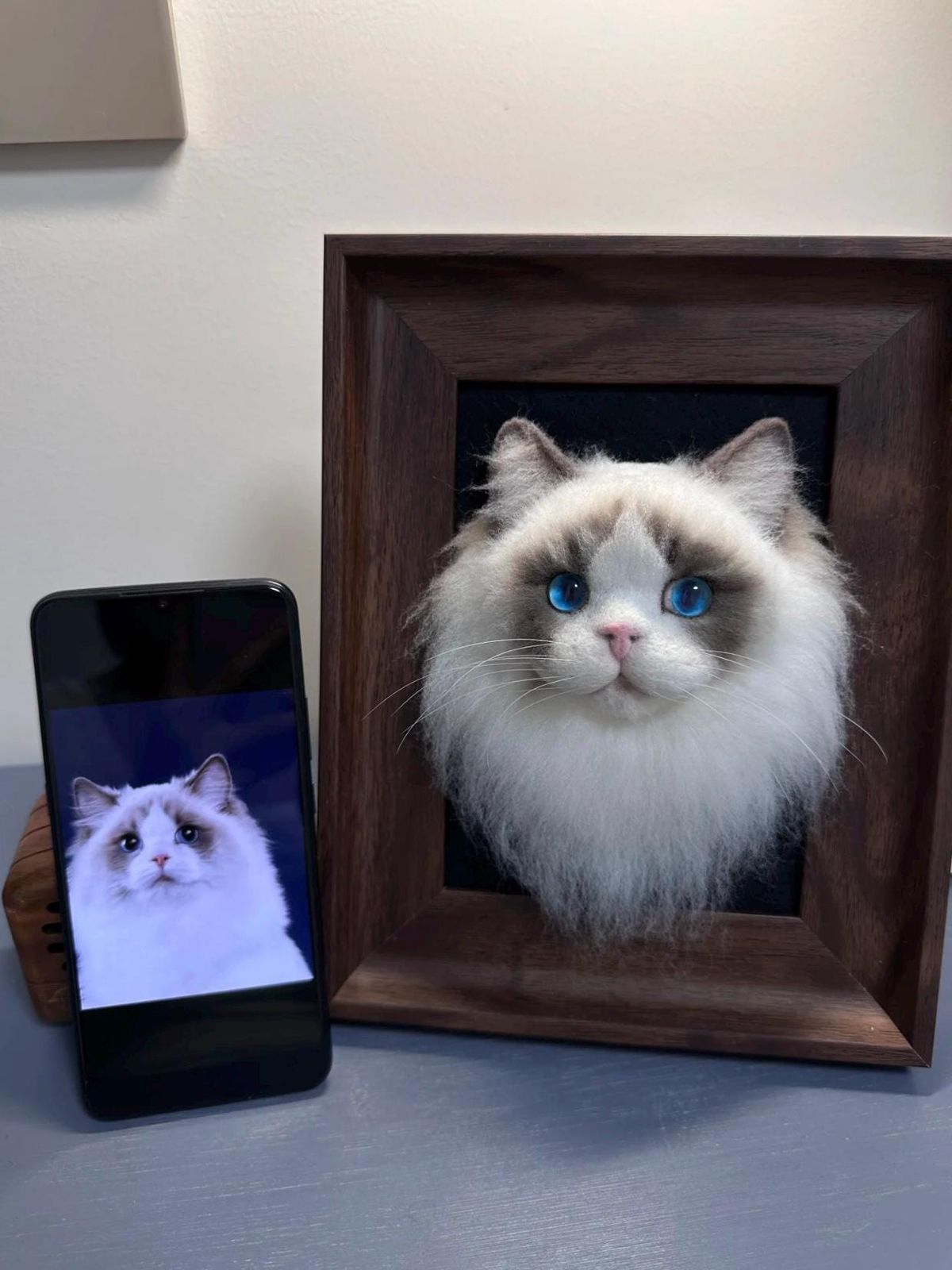 Pawimprint’s Custom Pet Wool Felt Photo Frame