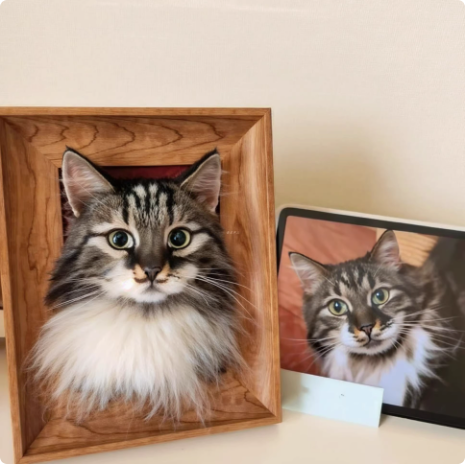 Wool Felt Portraits