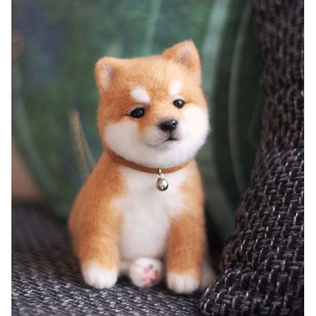 Needle Felted Dog Portraits