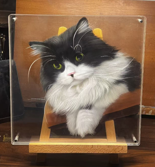 3D Custom Glass Portrait by Pawimprint