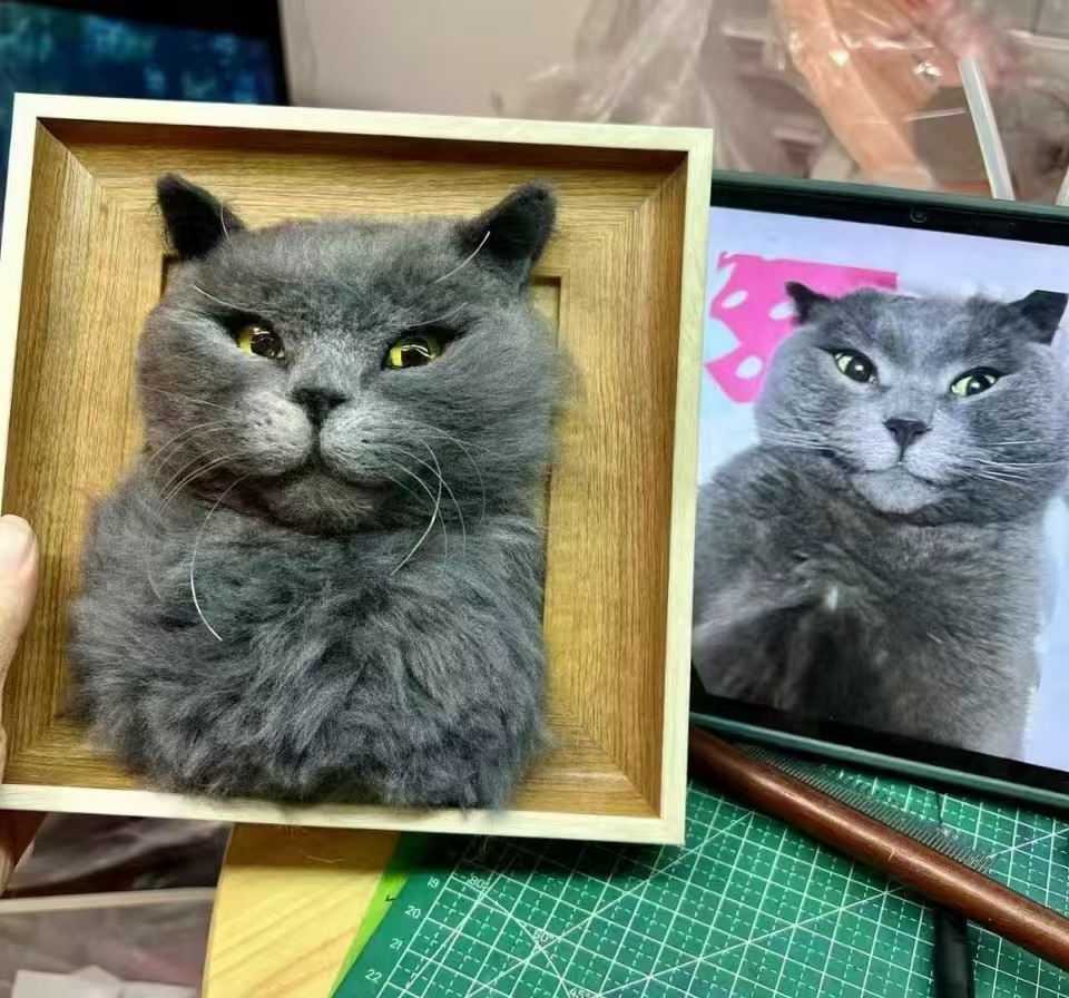 Buying Felted Dog Portraits