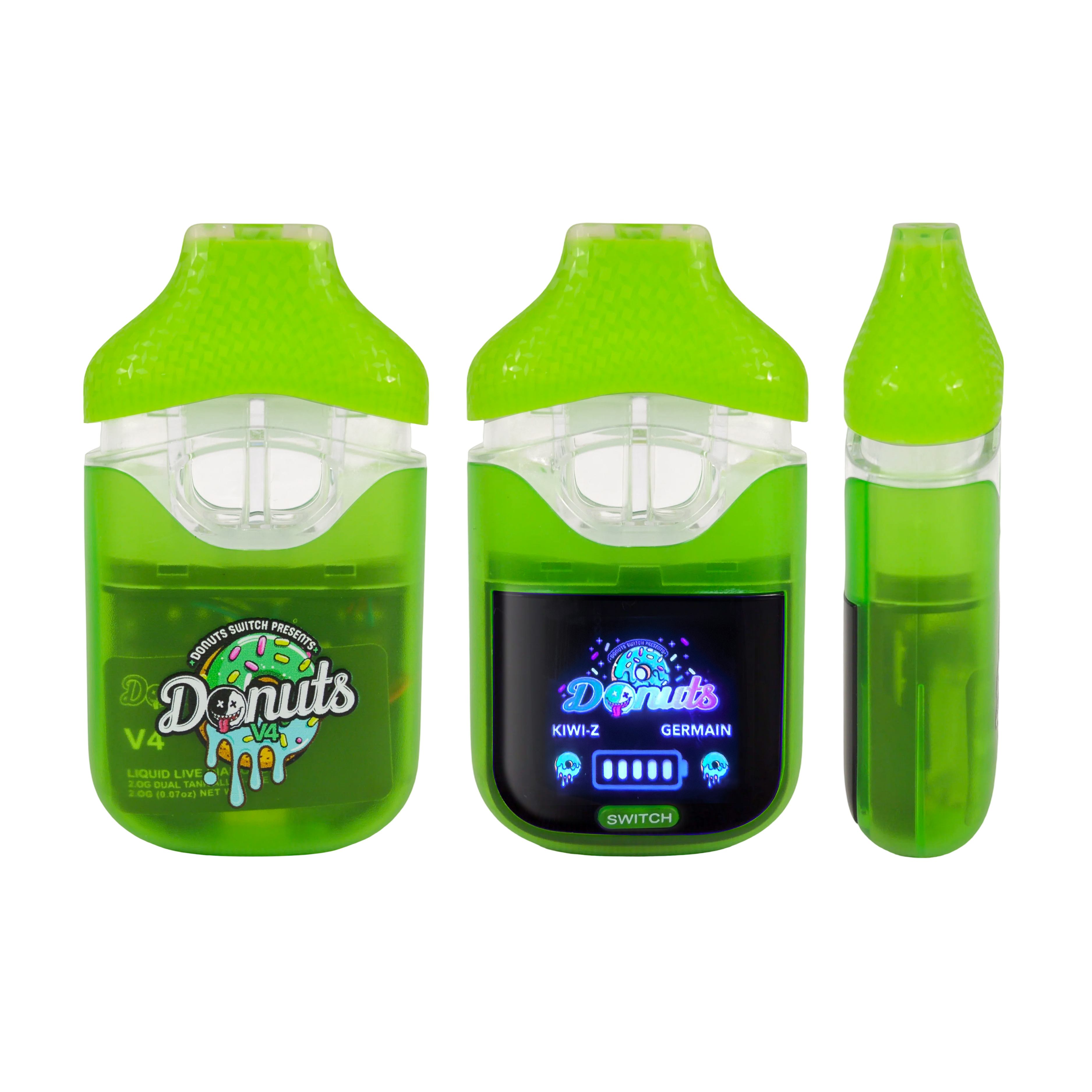 Donuts Extracts V4 2g vape Button Sequence Not Working