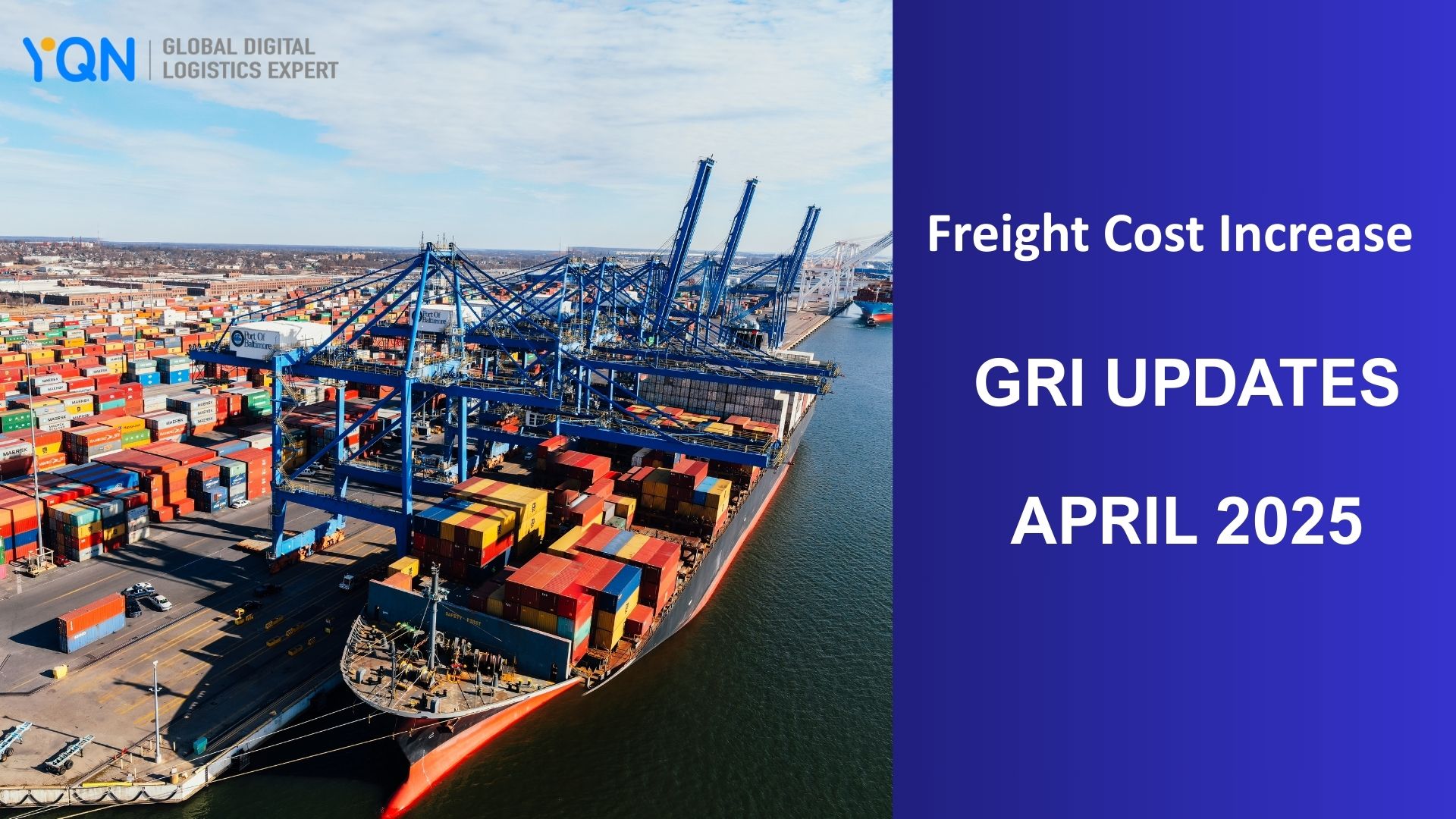 Freight Cost Increase: GRI Update, April 2025