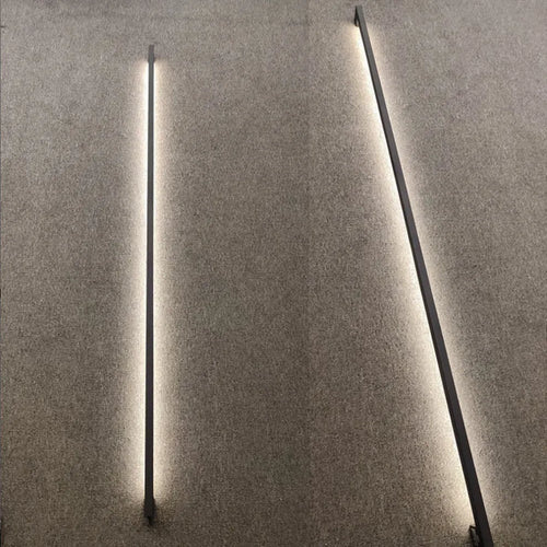 Modern Linear LED Wall Mounted Lamp Living Room Black