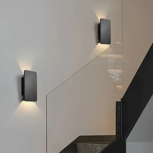 Modern Square LED Wall Lamp Living Room Bedroom