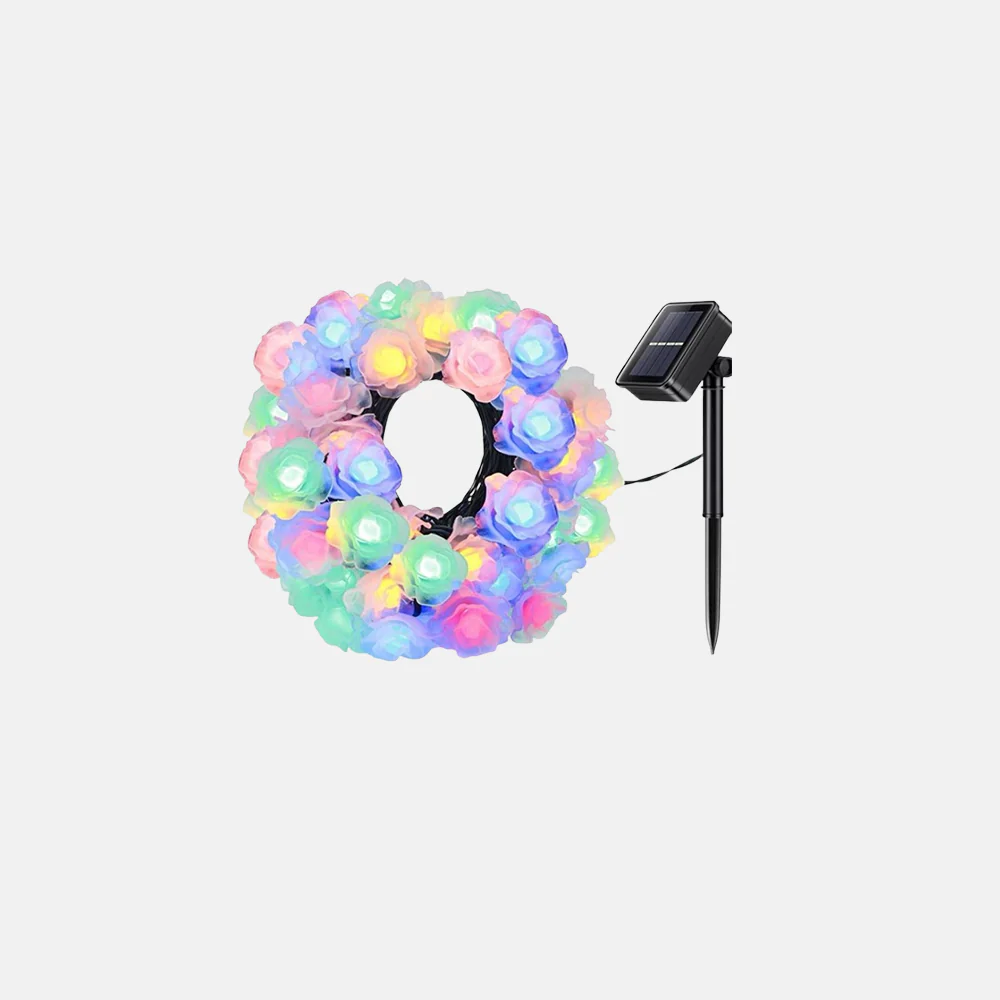 Modern Easter String Lamp White/Multi Color Acrylic Gardern