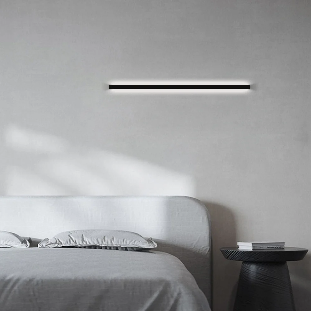 Modern Linear LED Wall Lamp Bedroom Living Room
