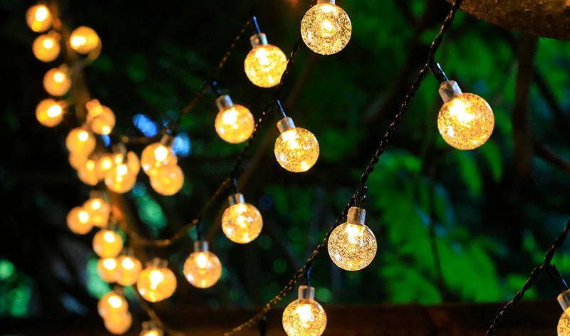 Solar Outdoor String Lights