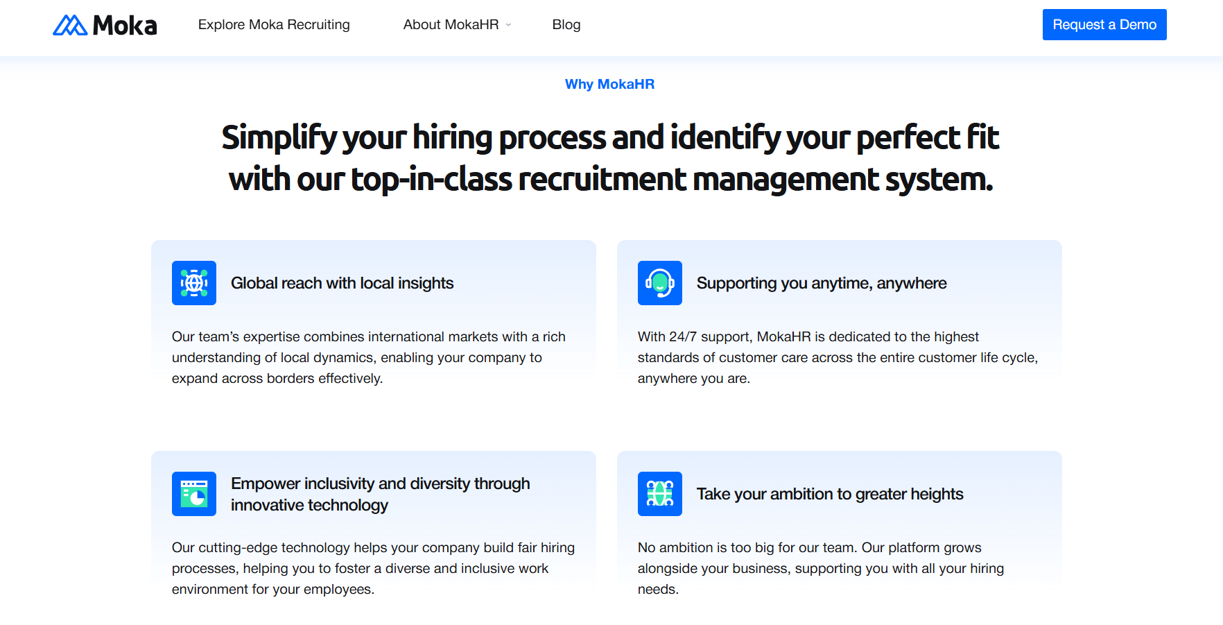 Simplify your hiring process and identify your perfect fit
with our top-in-class recruitment management system.