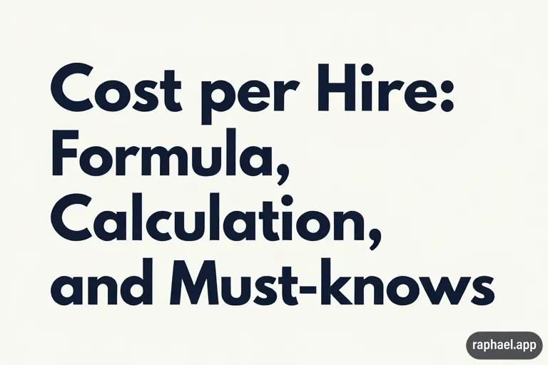 Cost per Hire: Formula, Calculation, and Must-knows