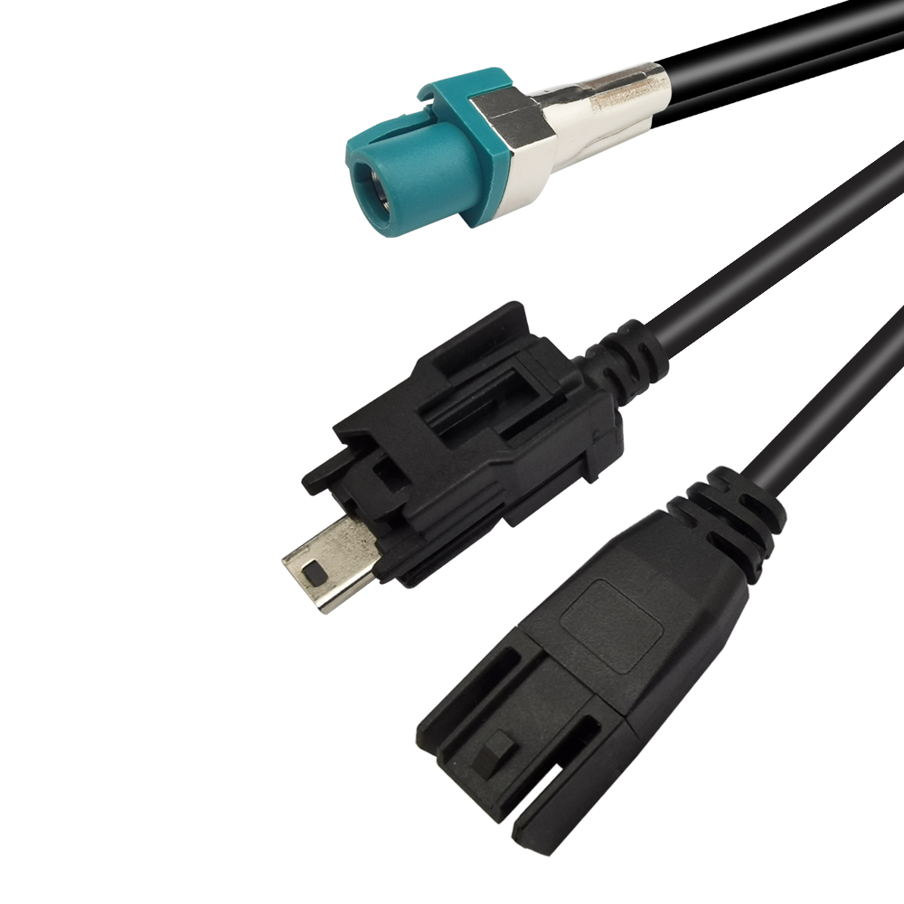 HSD to Mini B Plug USB Cable Assembly