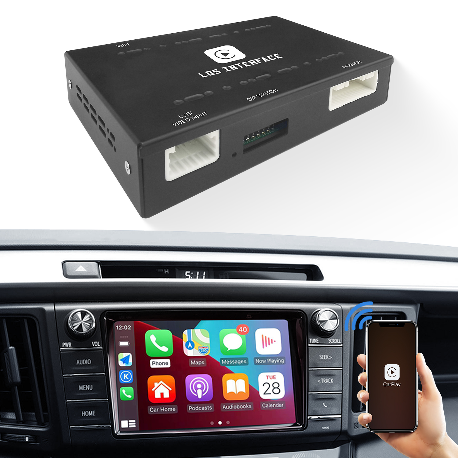 CarPlay/Android Auto Adapter for Toyota