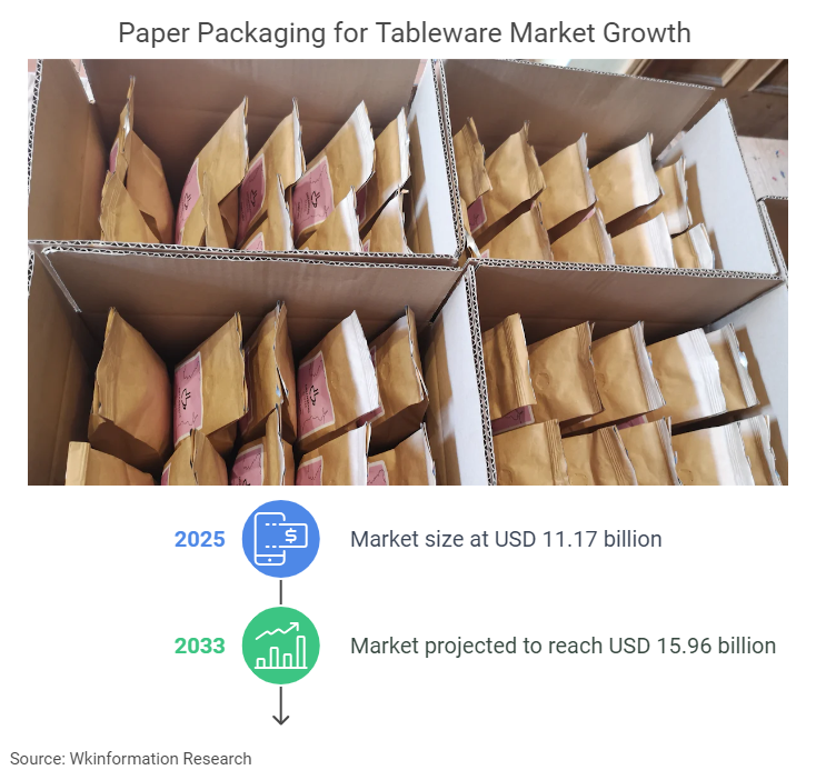 Paper Packaging for Tableware Market Size