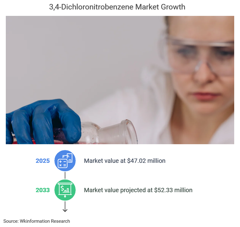 3, 4-Dichloronitrobenzene Market Size