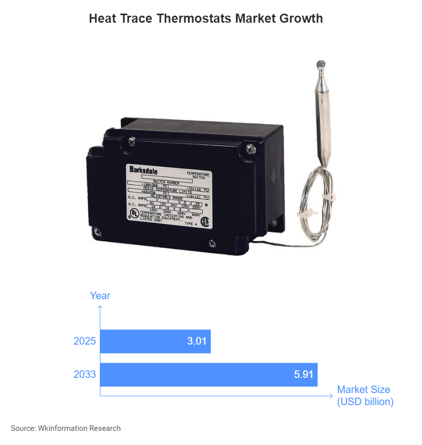 Heat Trace Thermostats Market Size