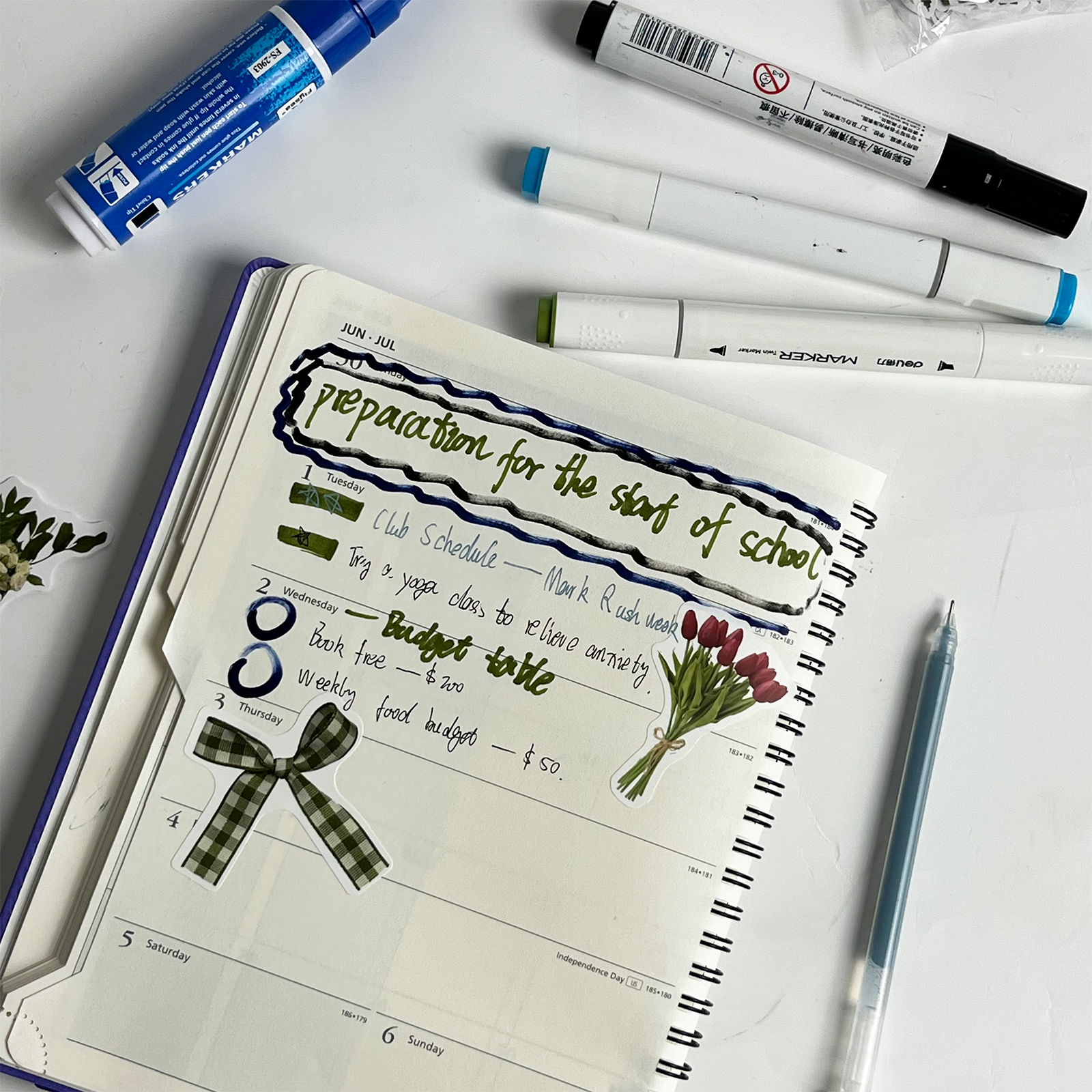Agenda Kalender Comparison Chart