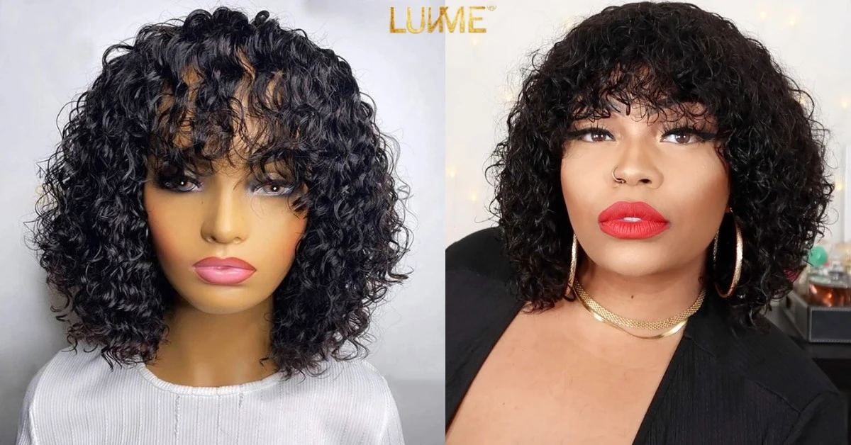 Exploring Curl Patterns in Short Curly Glueless Wigs