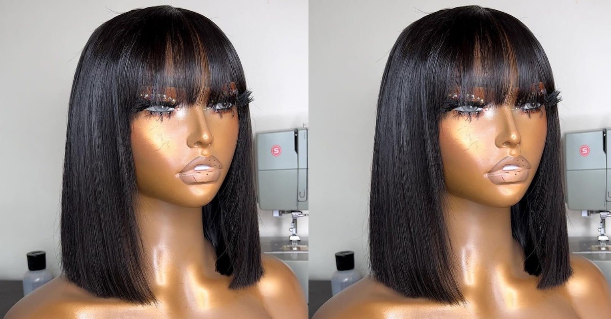 Featured Product Review: Luvmeforyou's Put On & Go Blunt Cut Straight Bob Minimalist HD Lace Glueless C Part Wig