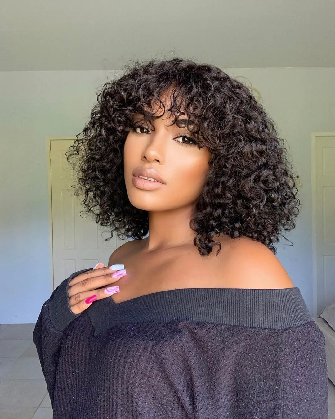 Best Curly Bob Wigs with Bangs for Different Face Shapes