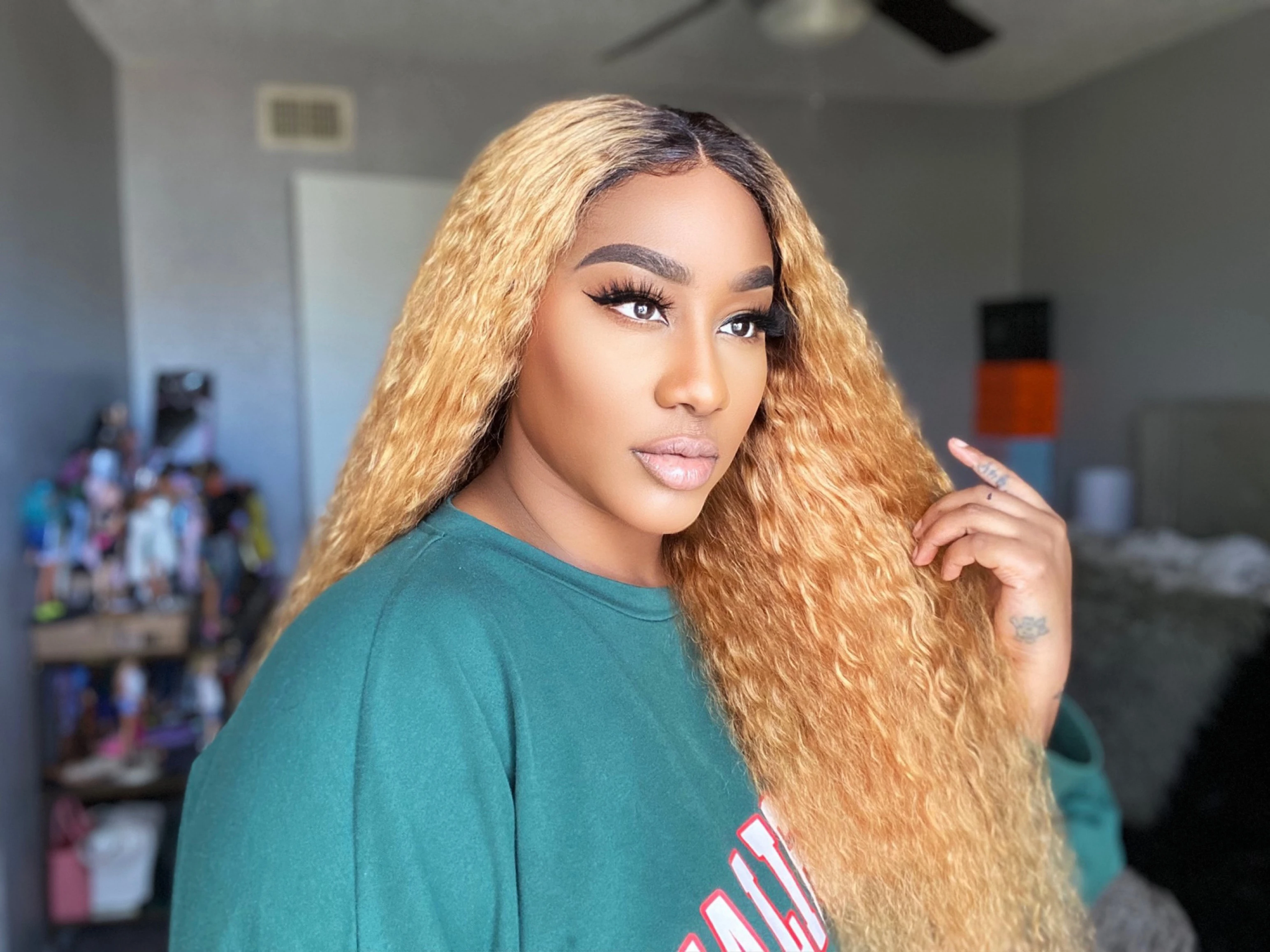 Boost Your Self-Esteem with a Curly Blonde Wig with Bangs