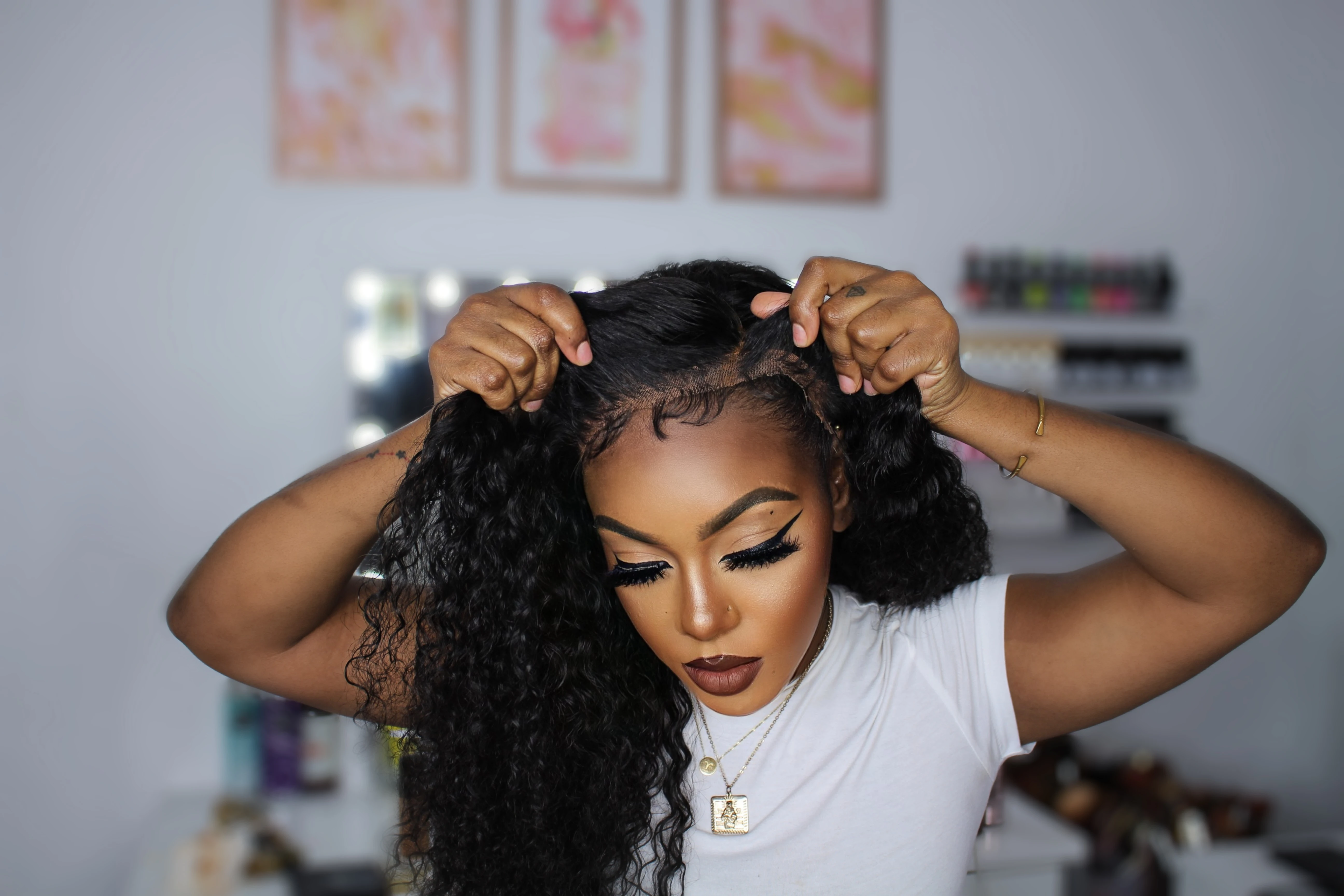 Beginner's Guide to Glueless Lace Front Wig Installation