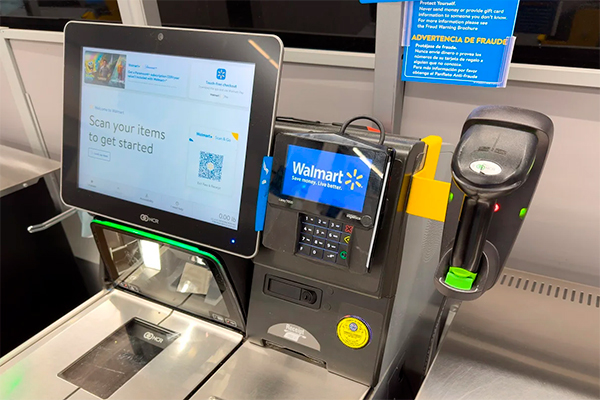 Walmart Self-Checkout payment options and whether it accepts cash