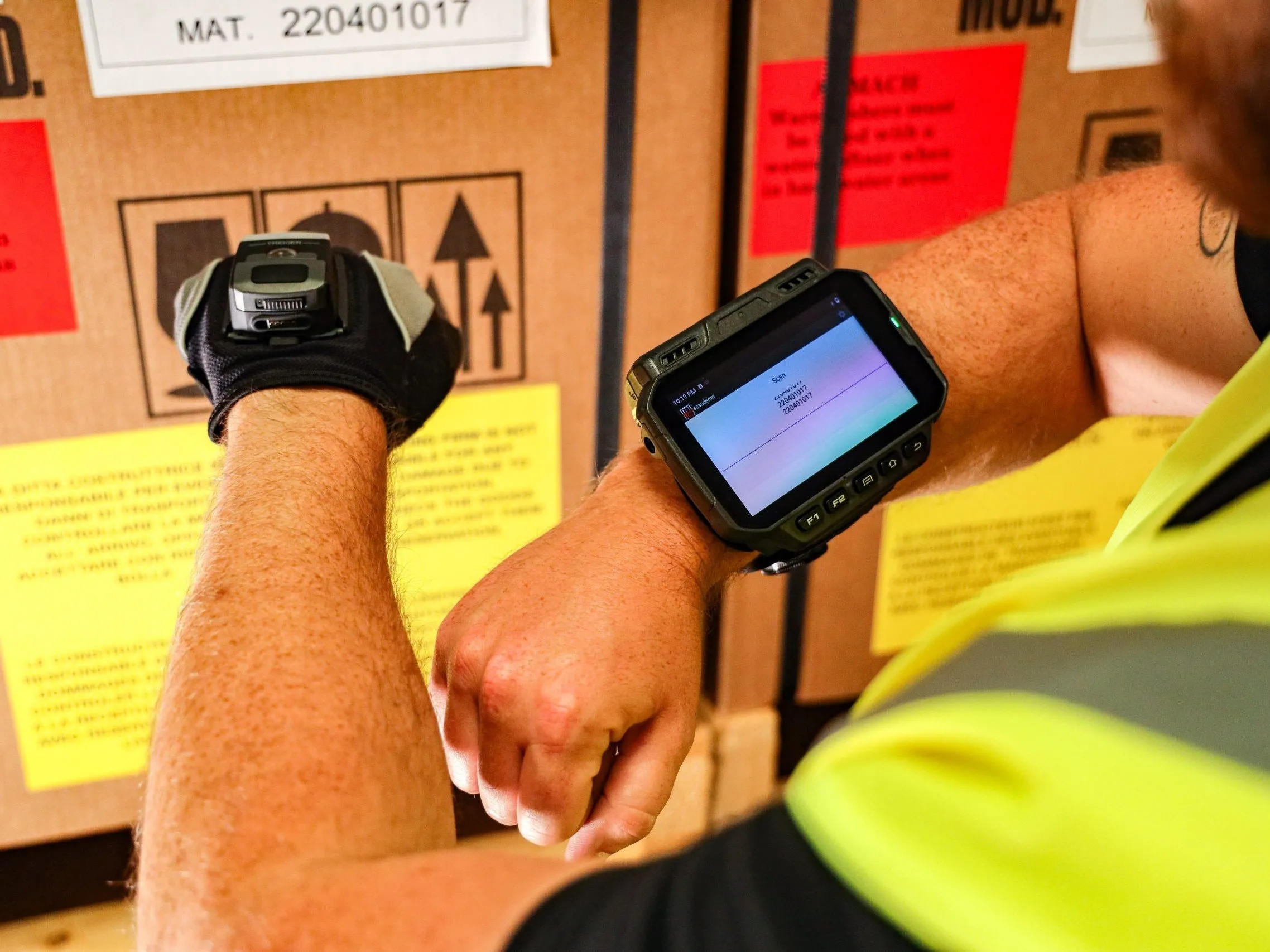 Glove Barcode Scanner
