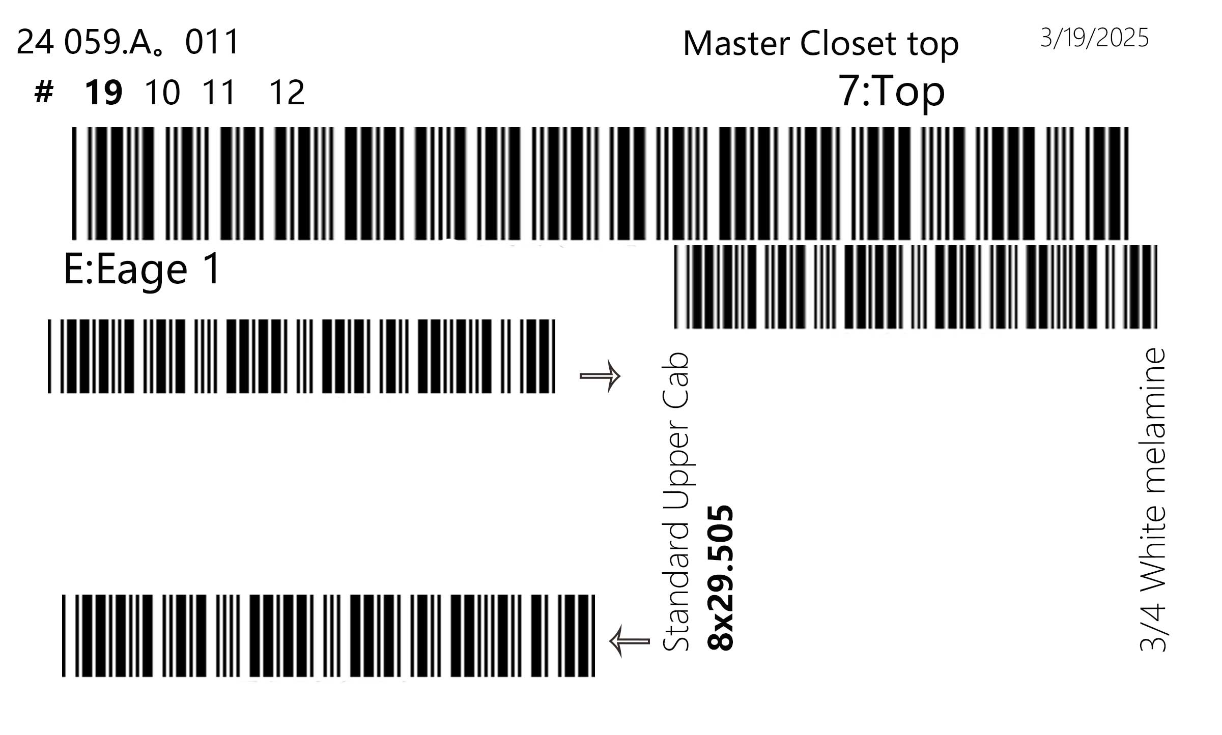 1D Barcodes for 3PL