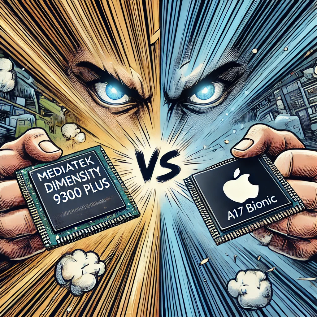 MediaTek Dimensity 9300 Plus Versus Apple's A17 Bionic