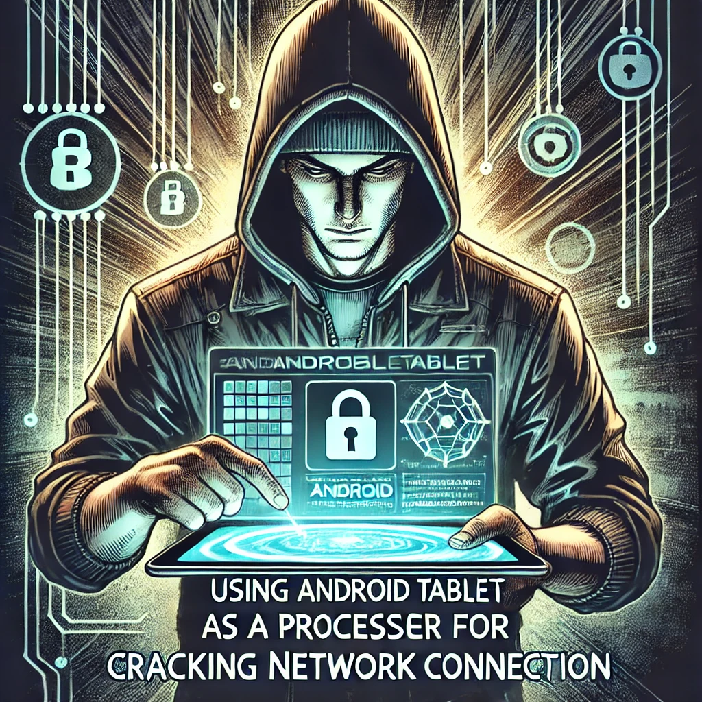 Using Android Tablet as A Processor for Cracking Network Connectio