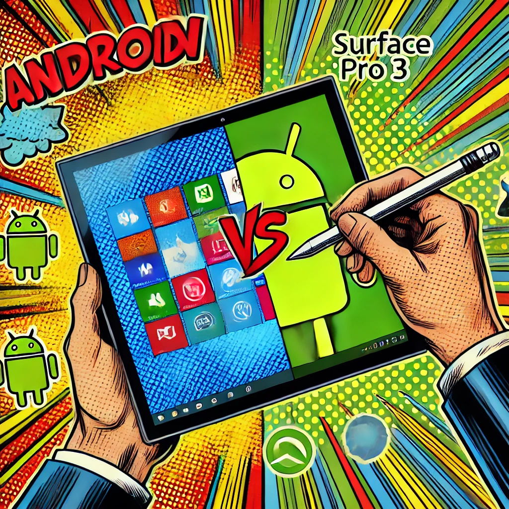 Android Tablets Compared to Surface Pro 3