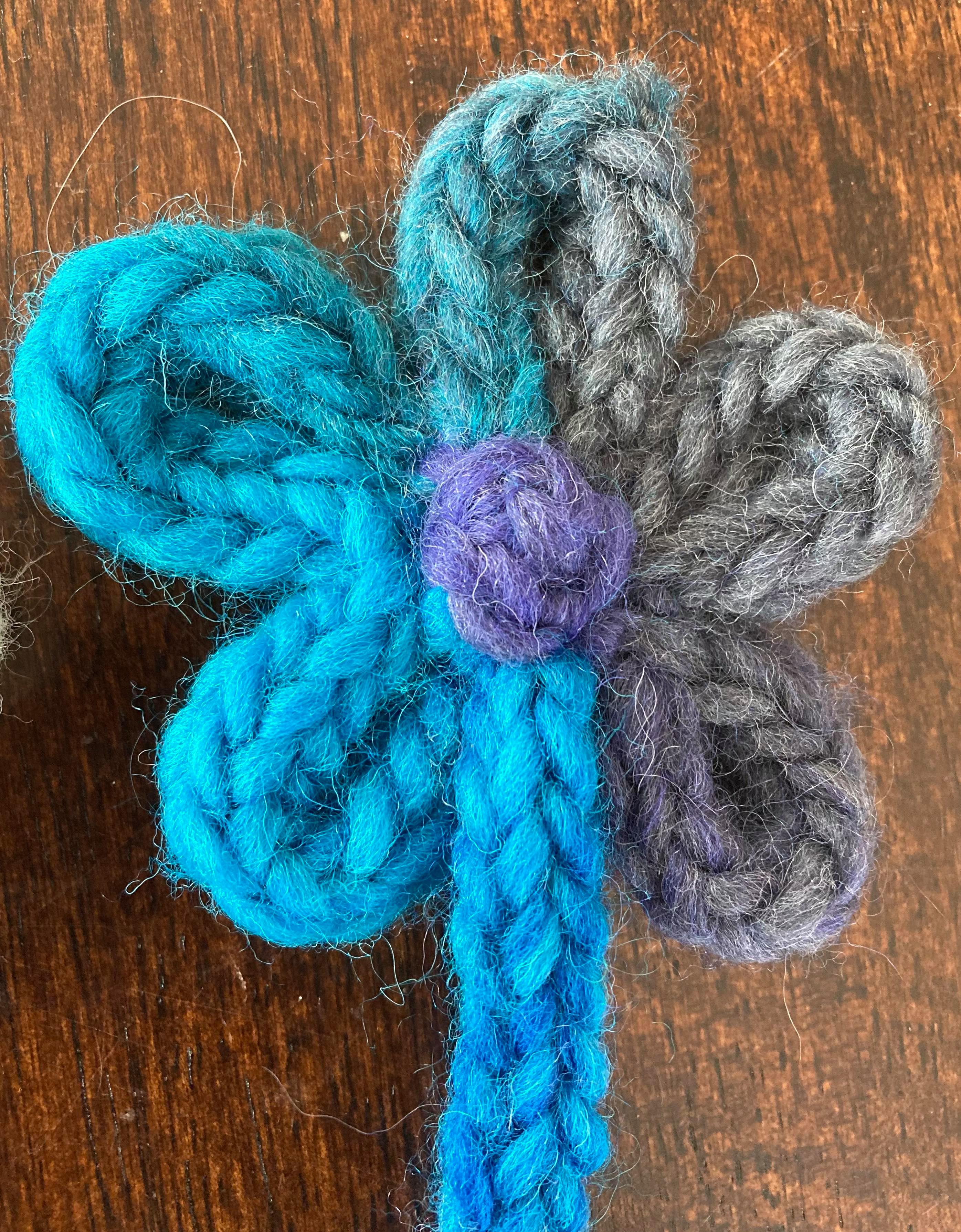 no needles knitting