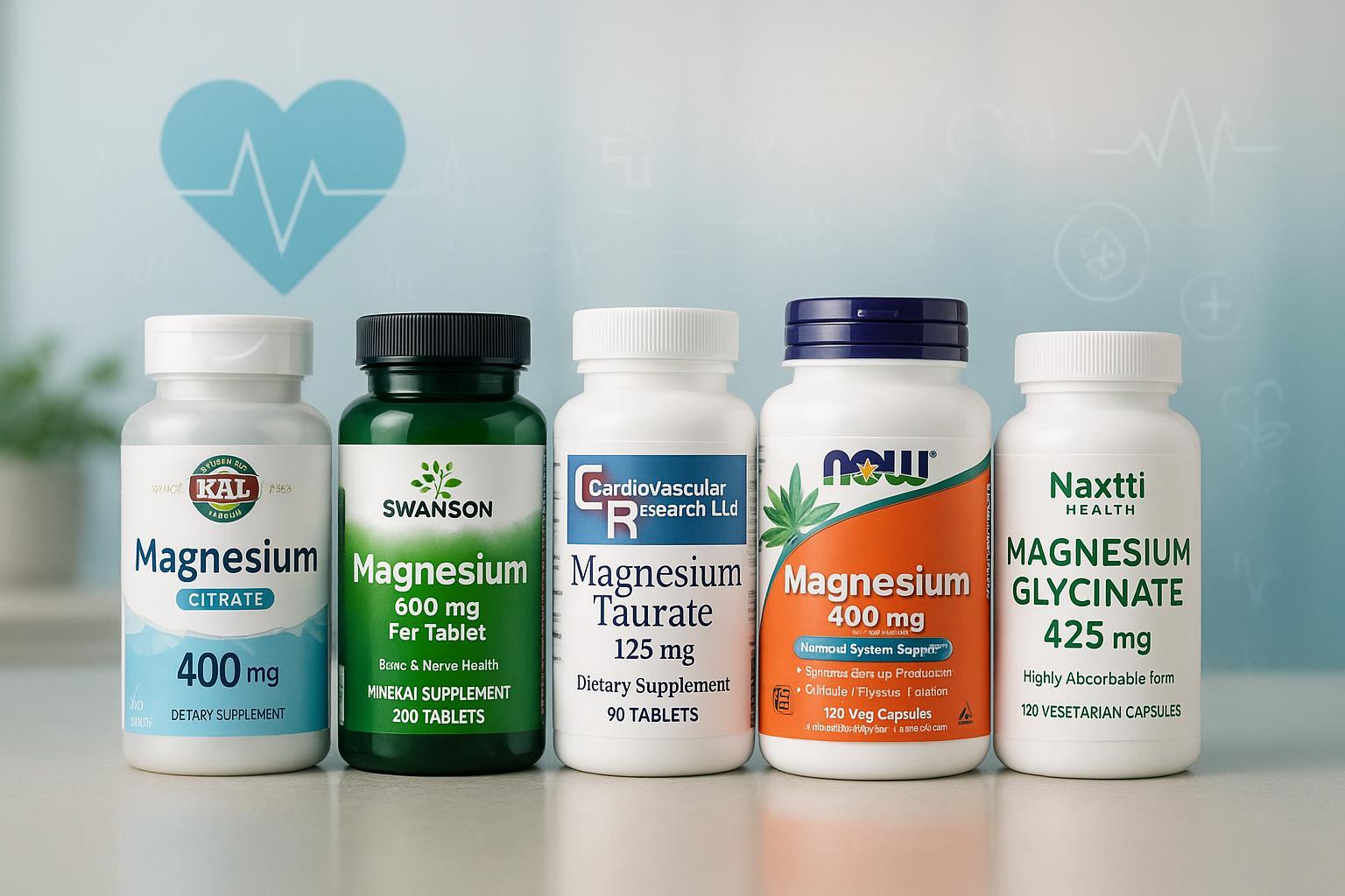 Best Magnesium Taurate Supplements Compared on Countertop