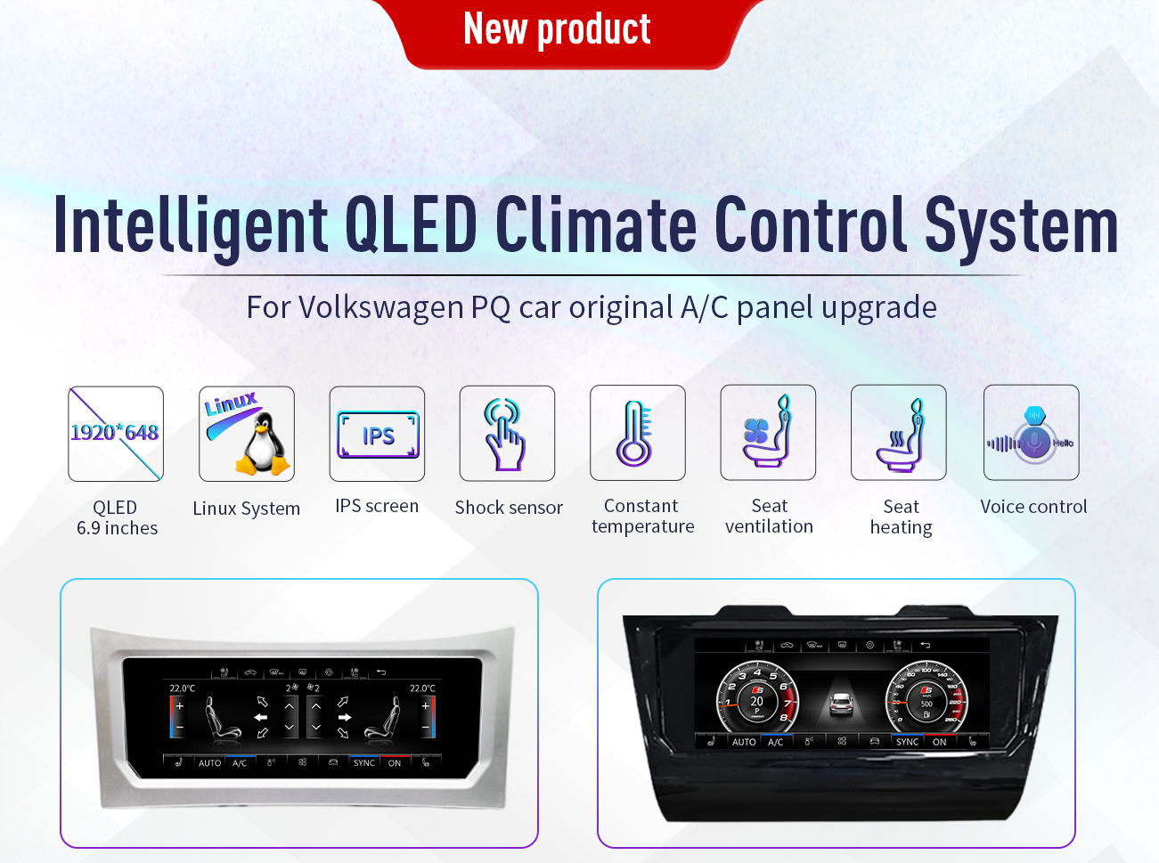 How to Upgrade Your VW Passat B8 Climate Control Unit with Audiosources Climate Panel for Apple CarPlay and Android Auto
