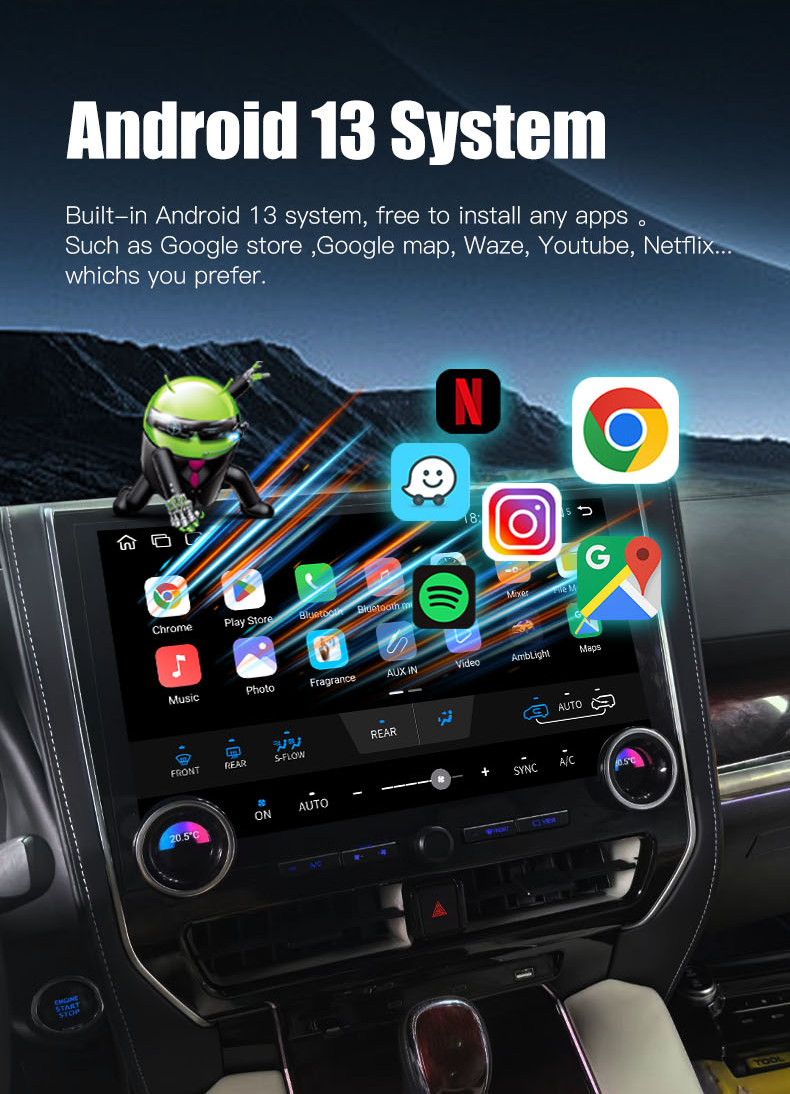 Tools and Materials for Installing Toyota Alphard 2019 Navigation