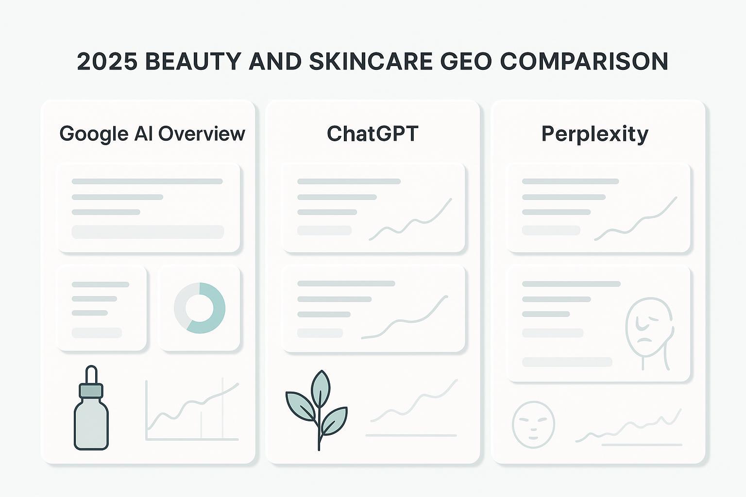 Google AI Overview vs ChatGPT vs Perplexity vs SEO: Beauty GEO 2025