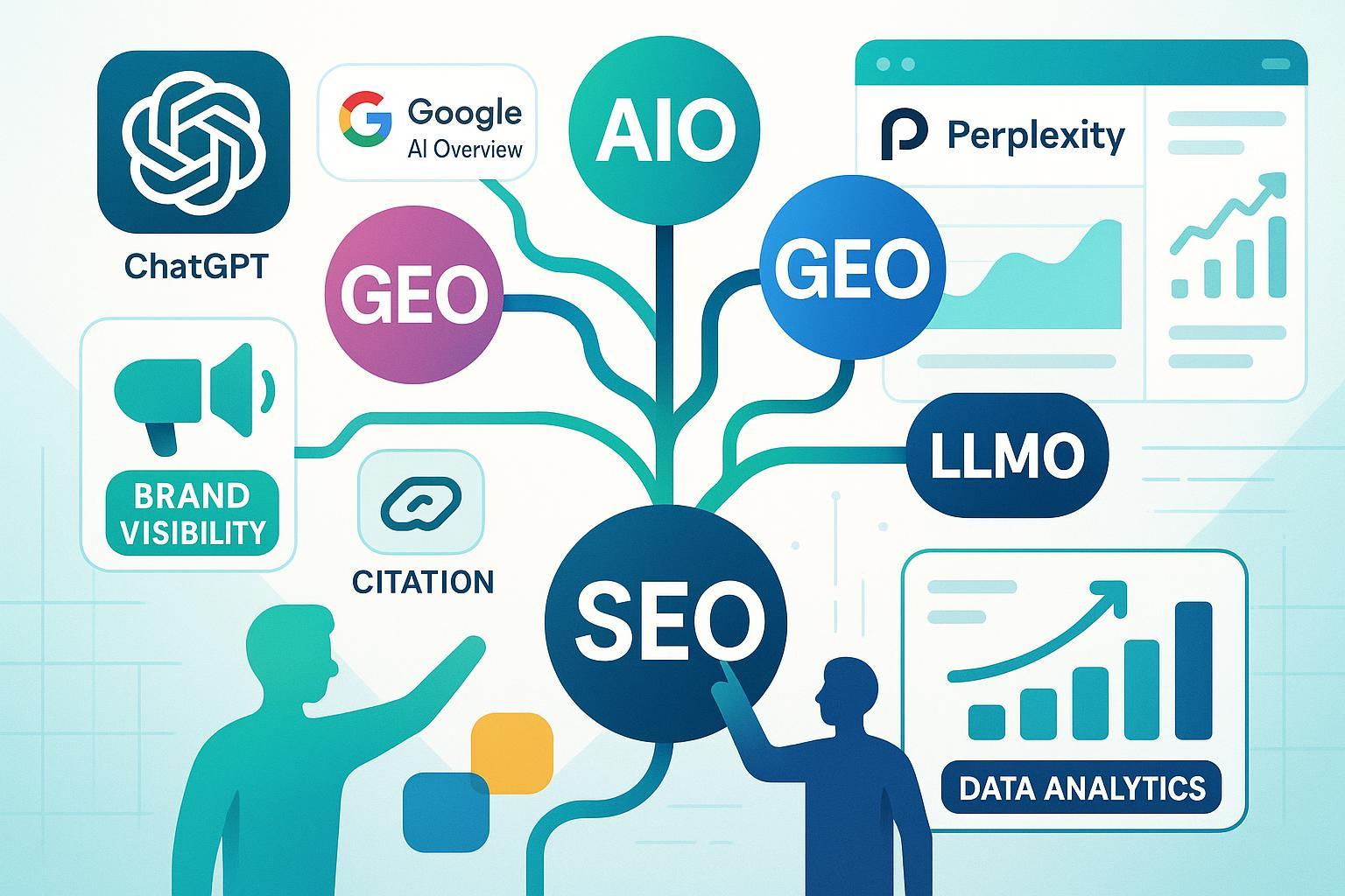 Decoding GEO, GSVO, GSO, AIO, LLMO: New AI SEO Terms Explained Post feature image