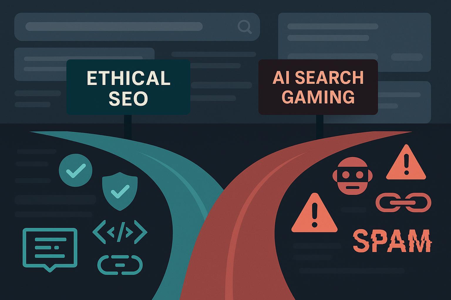 Ethical SEO vs AI Search Gaming: GEO Strategy Guide 2025 Post feature image